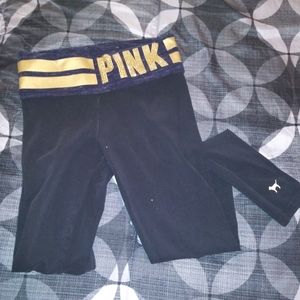 Pink yoga pants